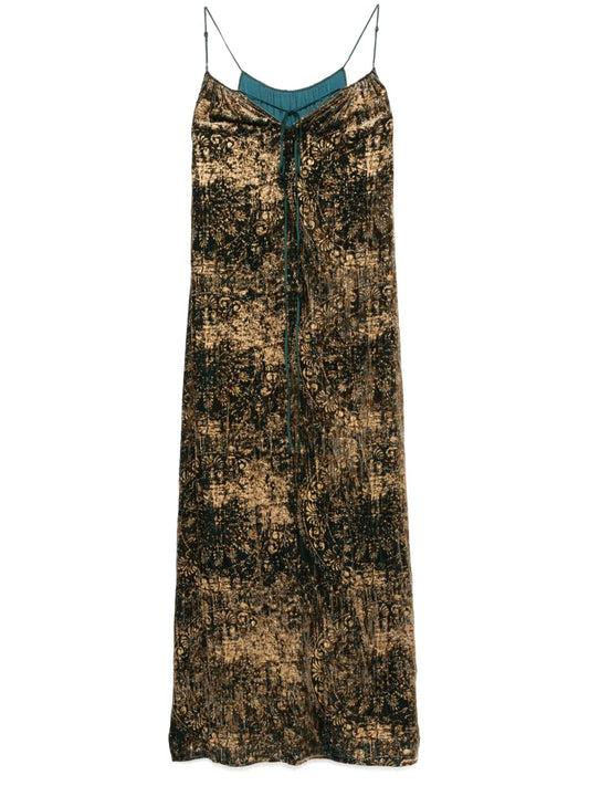 Graphic-Print Dress
