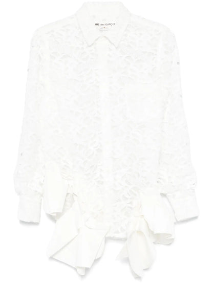 Guipure-Lace Shirt