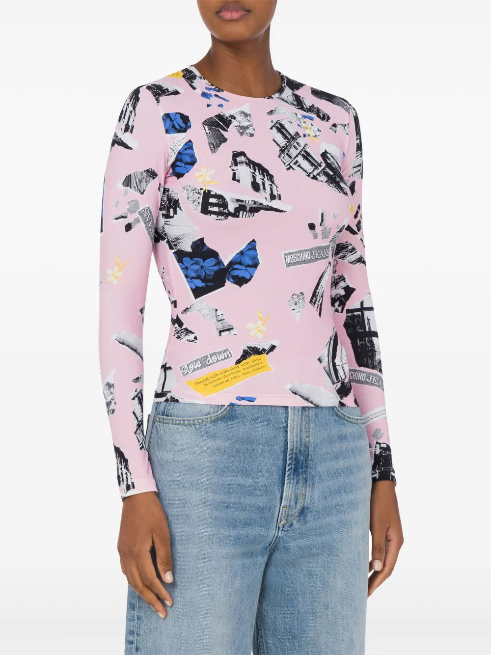 Collage-Print T-Shirt