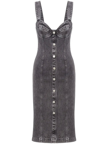 Denim Midi Dress