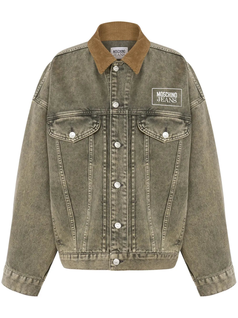 Logo-Print Denim Jacket