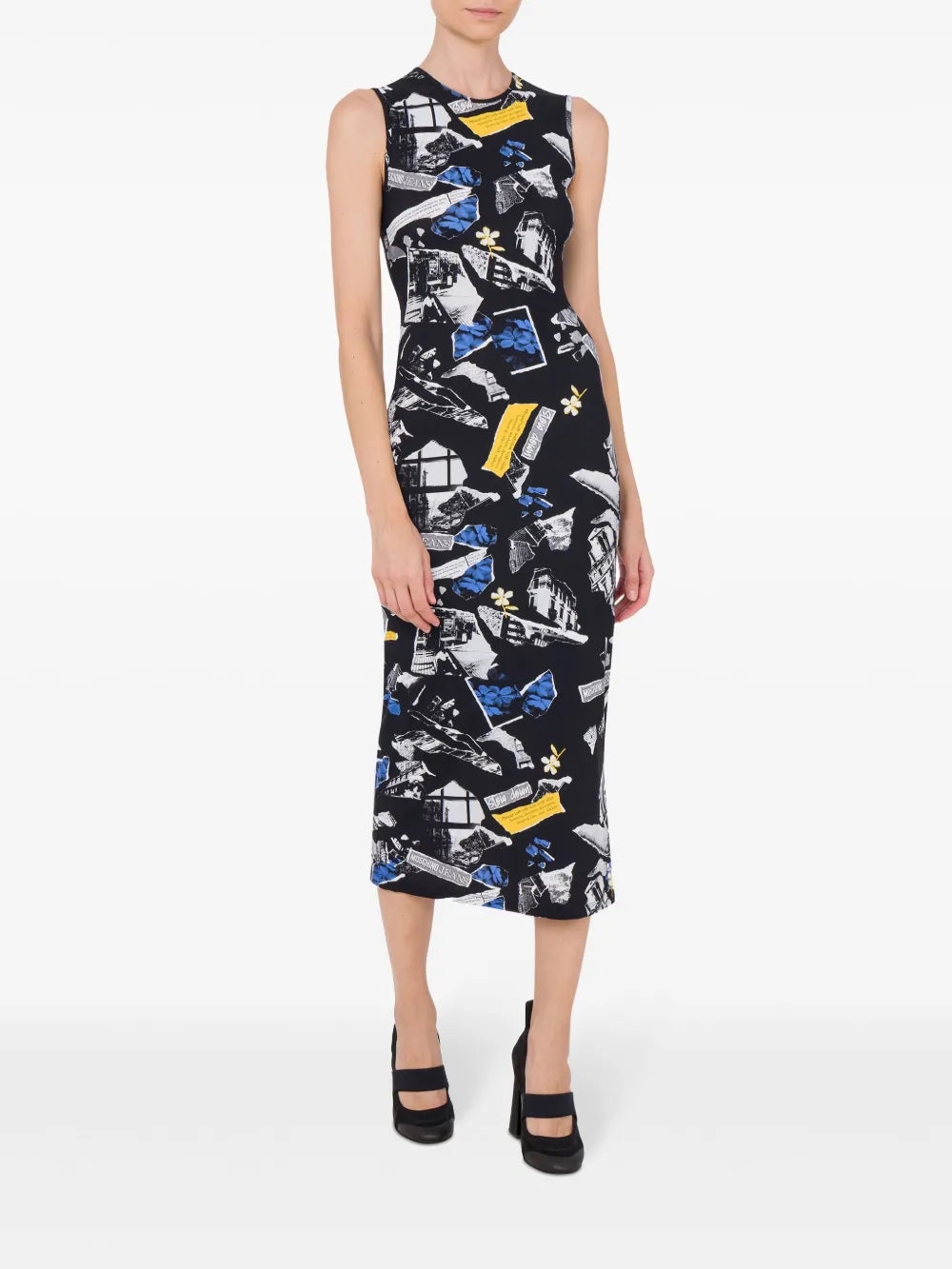 Printed Midi Dress