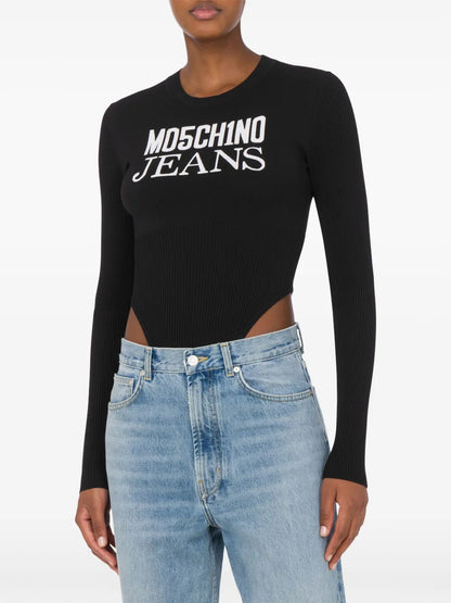Logo-Print Bodysuit