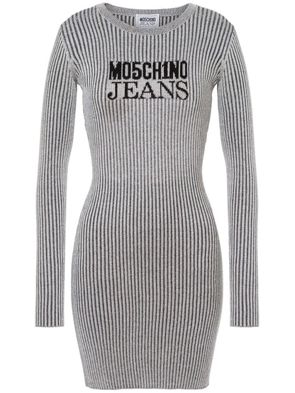 Cut-Out Striped Dress