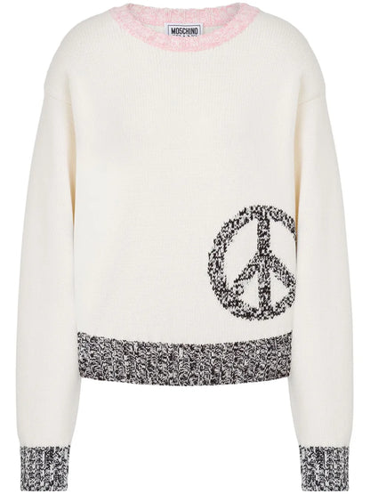 Peace Intarsia Jumper