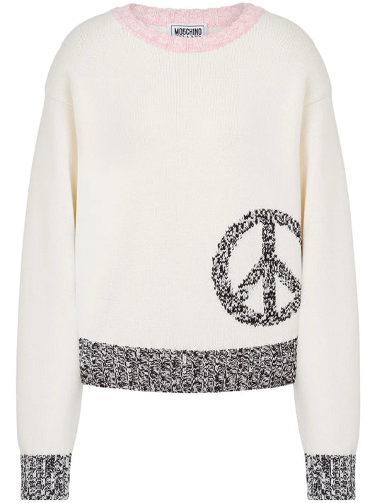 Peace Intarsia Jumper