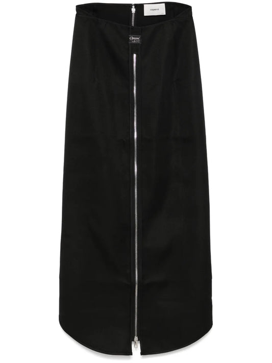 Zip Maxi Skirt