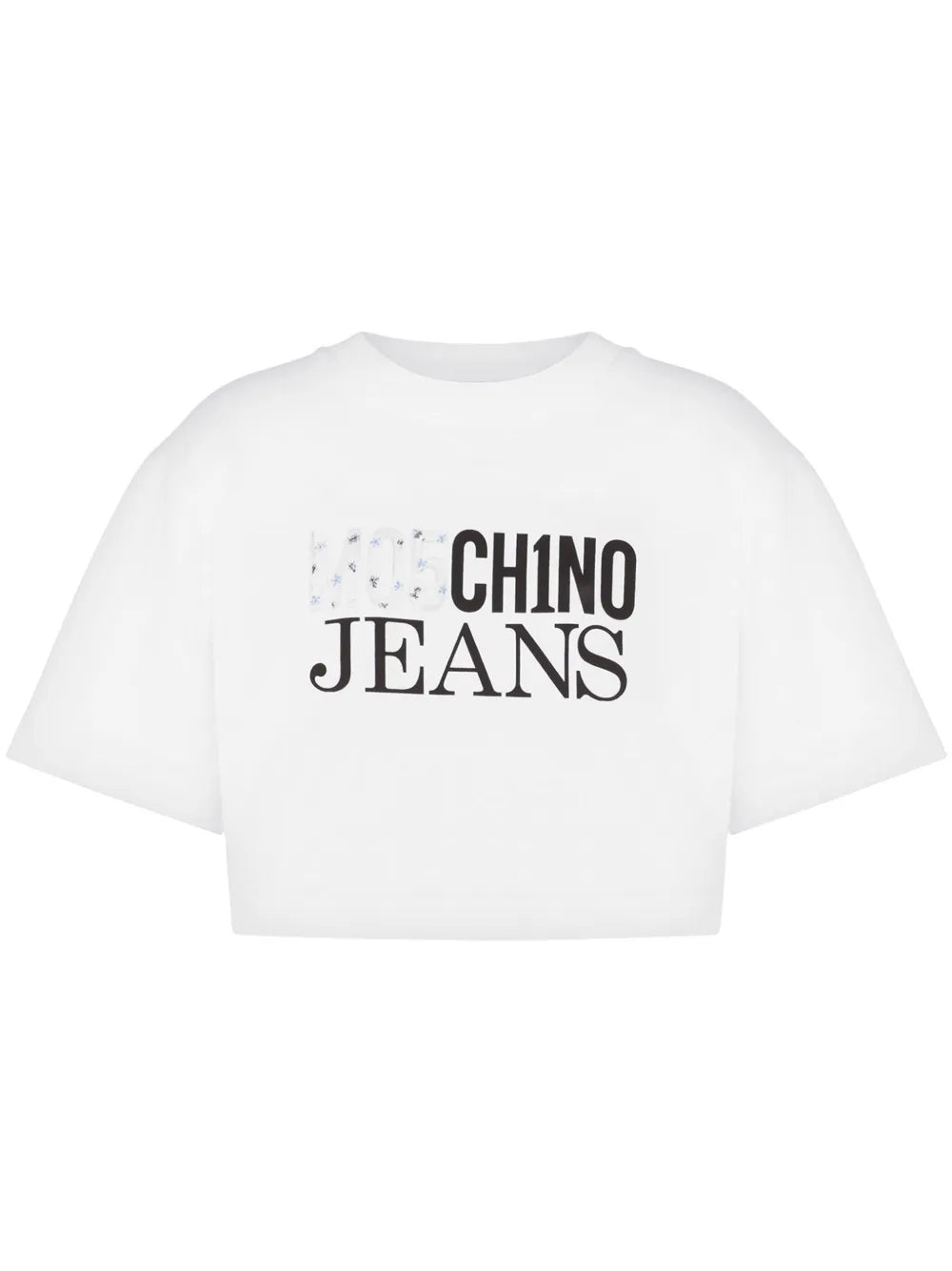 Logo-Print Cropped T-Shirt