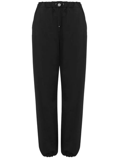 Elasticated-Ankles Track Pants
