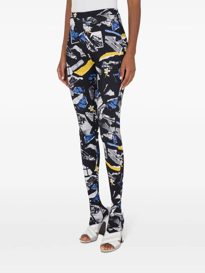 Graphic-Print Leggings