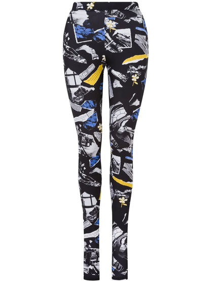 Graphic-Print Leggings