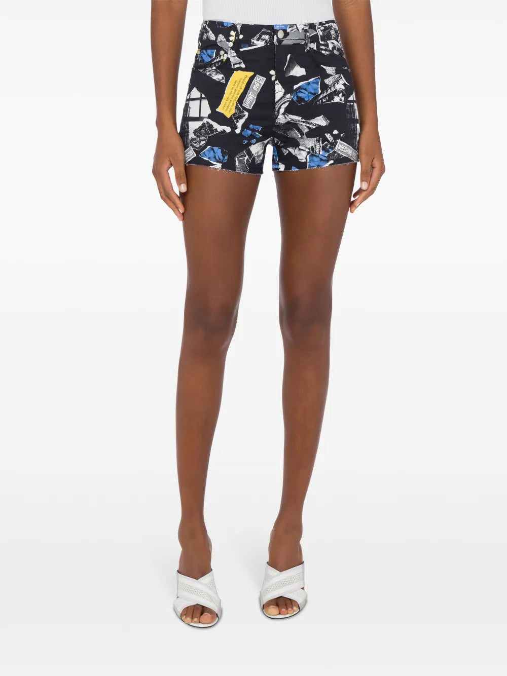Newspaper Clipping-Print Shorts