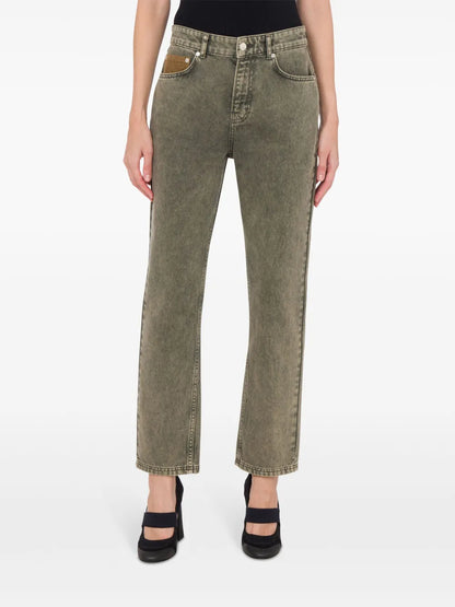 Flared Cropped Jeans