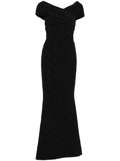 Metallic Maxi Dress