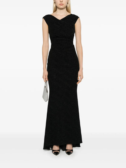 Metallic Maxi Dress