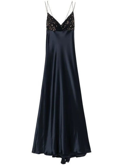 Lace-Detail Gown