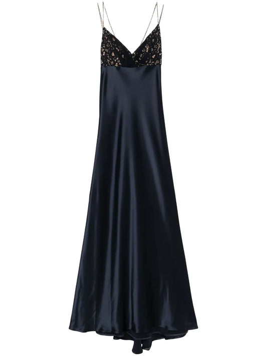 Lace-Detail Gown
