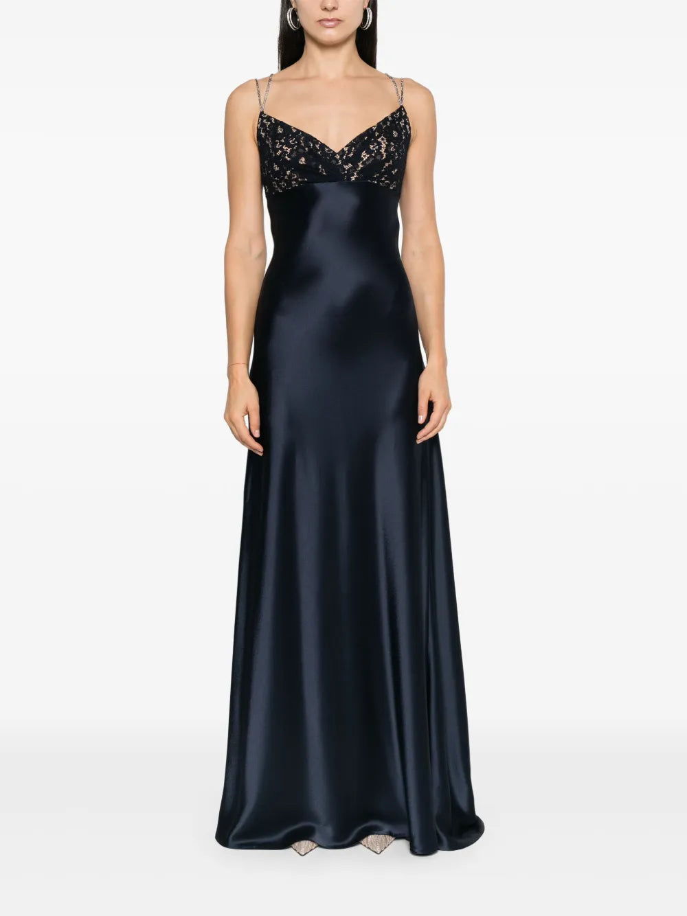 Lace-Detail Gown