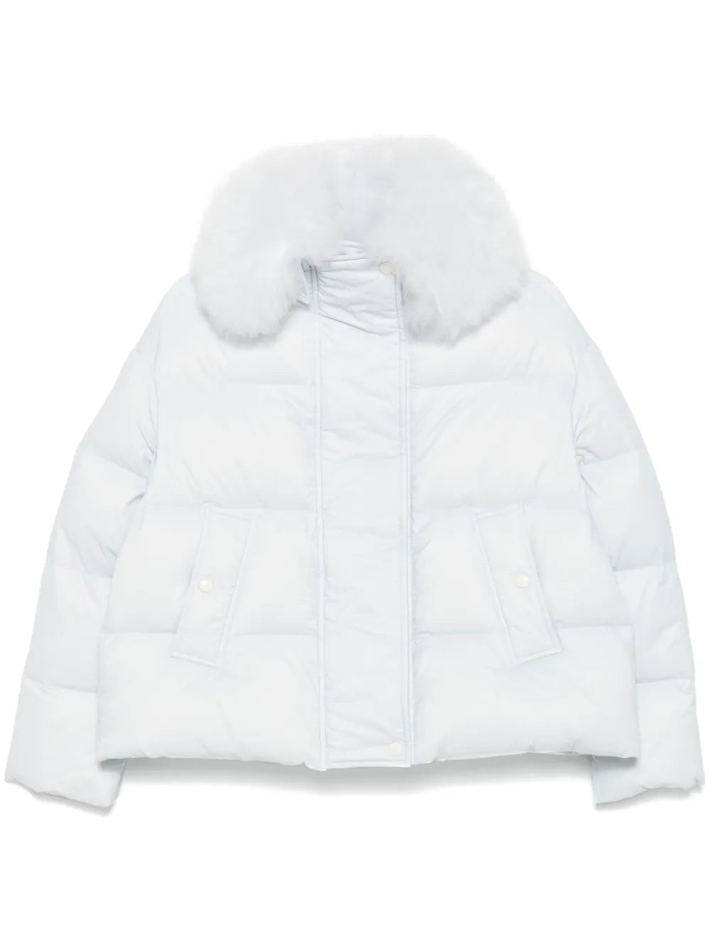 Faux-Fur Detail Puffer Jacket