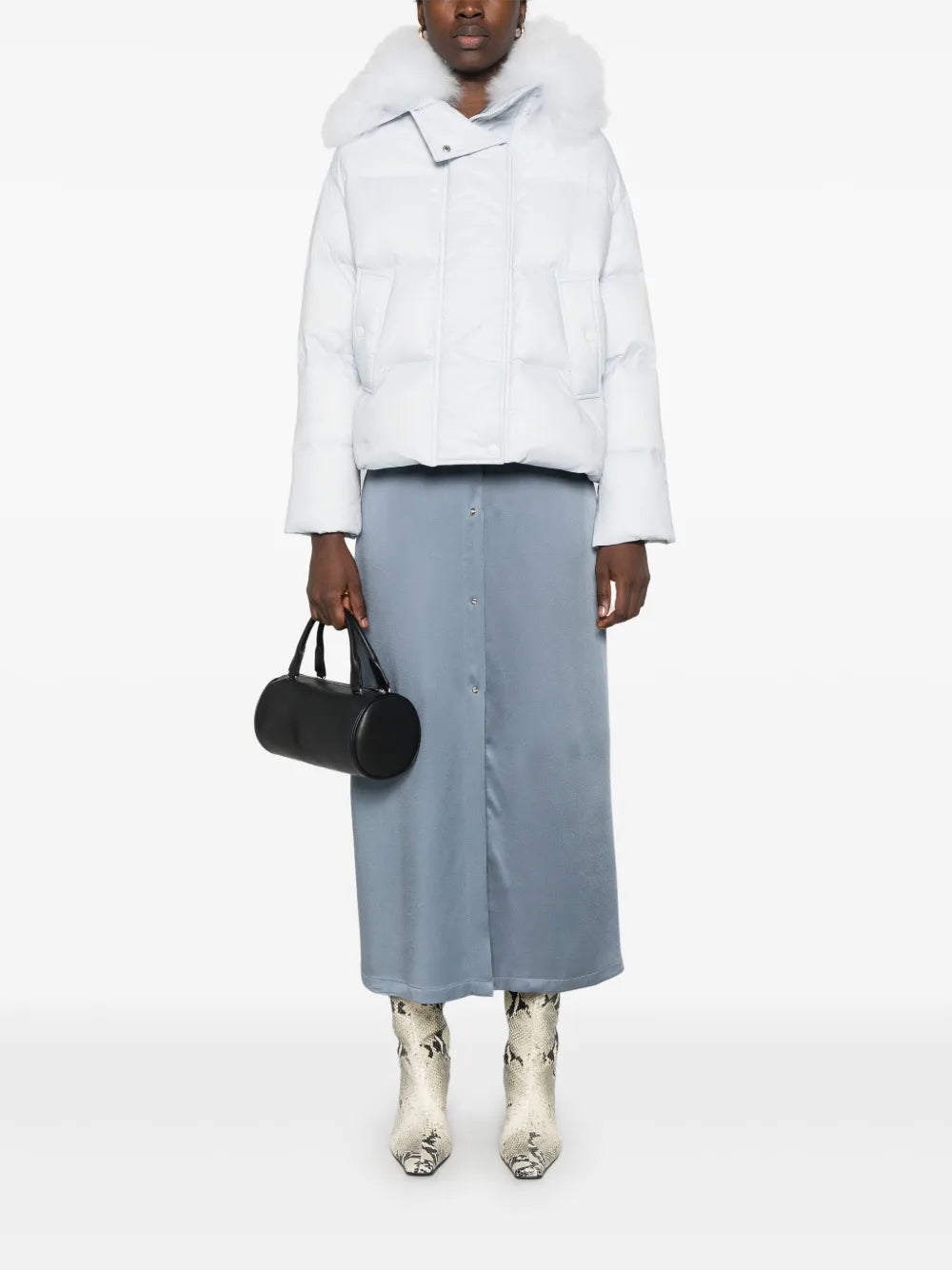 Faux-Fur Detail Puffer Jacket