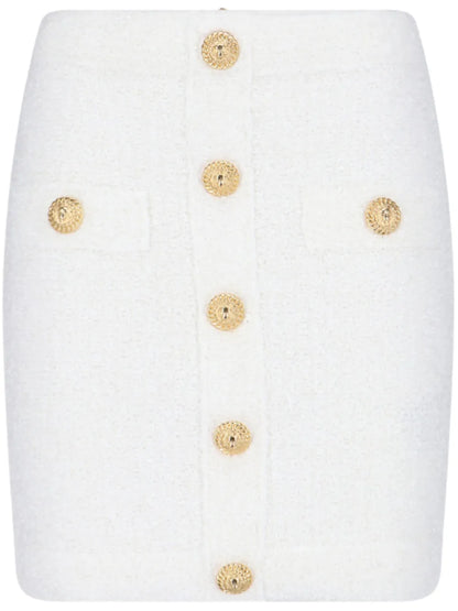 Bouclé Mini Skirt