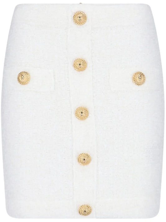 Bouclé Mini Skirt