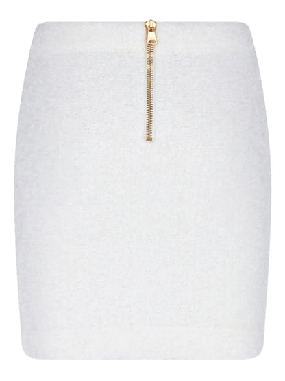 Bouclé Mini Skirt
