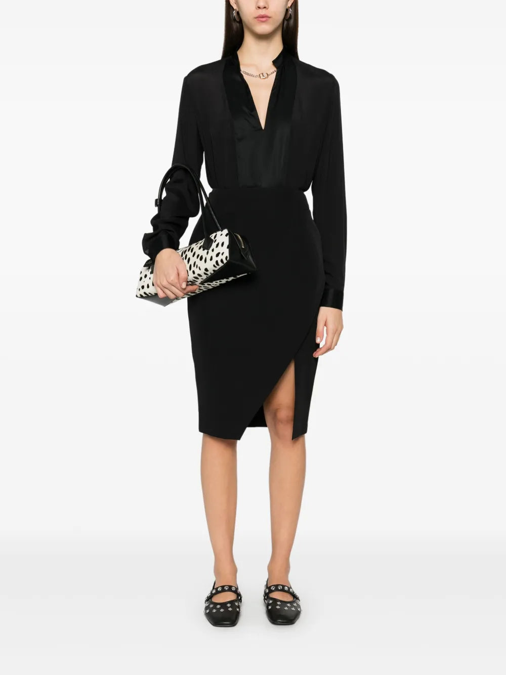 Tailored Midi Skirt