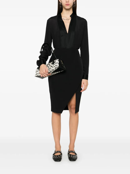 Tailored Midi Skirt