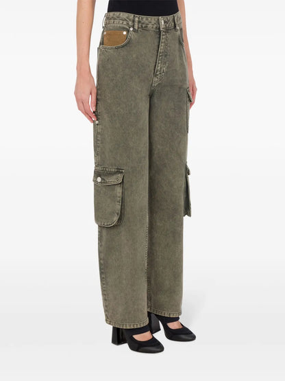 Straight-Leg Cargo Jeans