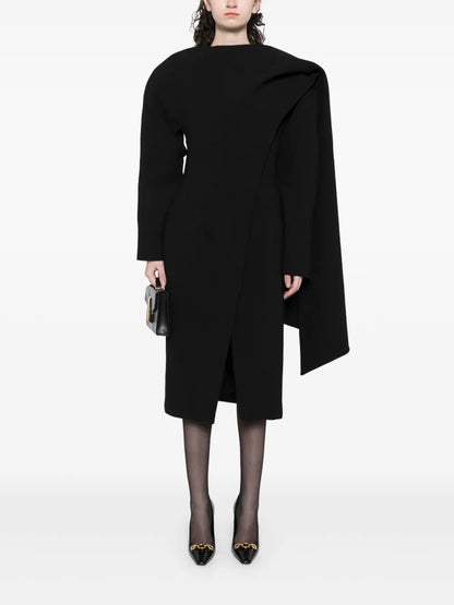 Scarf Wool Coat