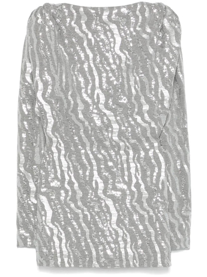 Sequined Mini Dress