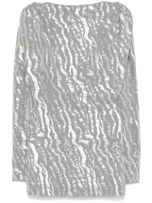 Sequined Mini Dress