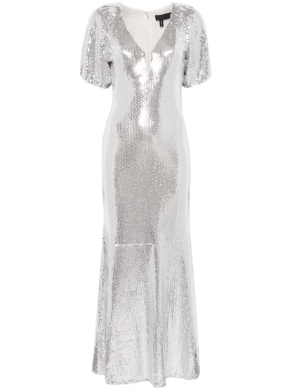 Sequinned Midi Dress