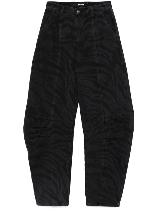 Zebra Twill Trousers