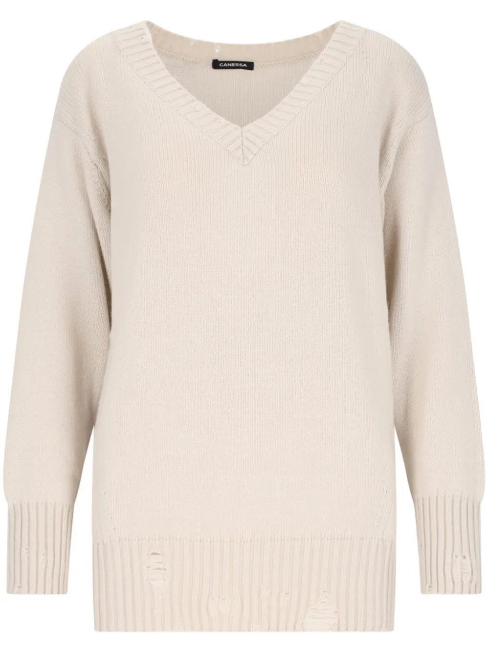 Destroyed-Detailing Sweater