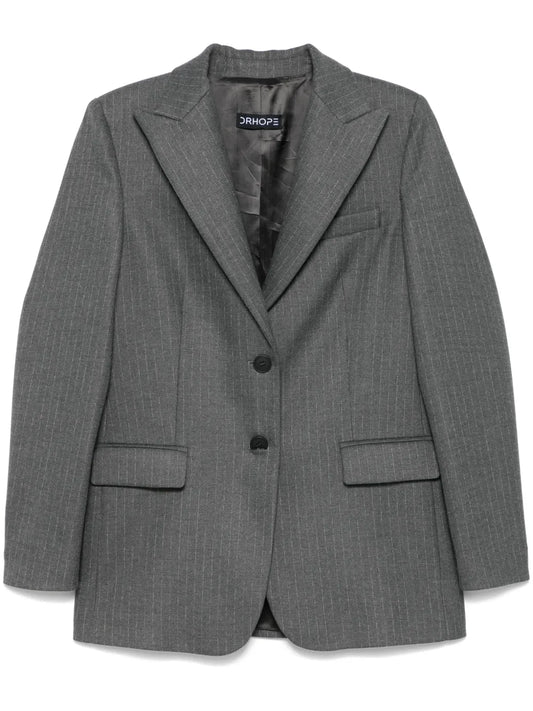 Pinstriped Blazer