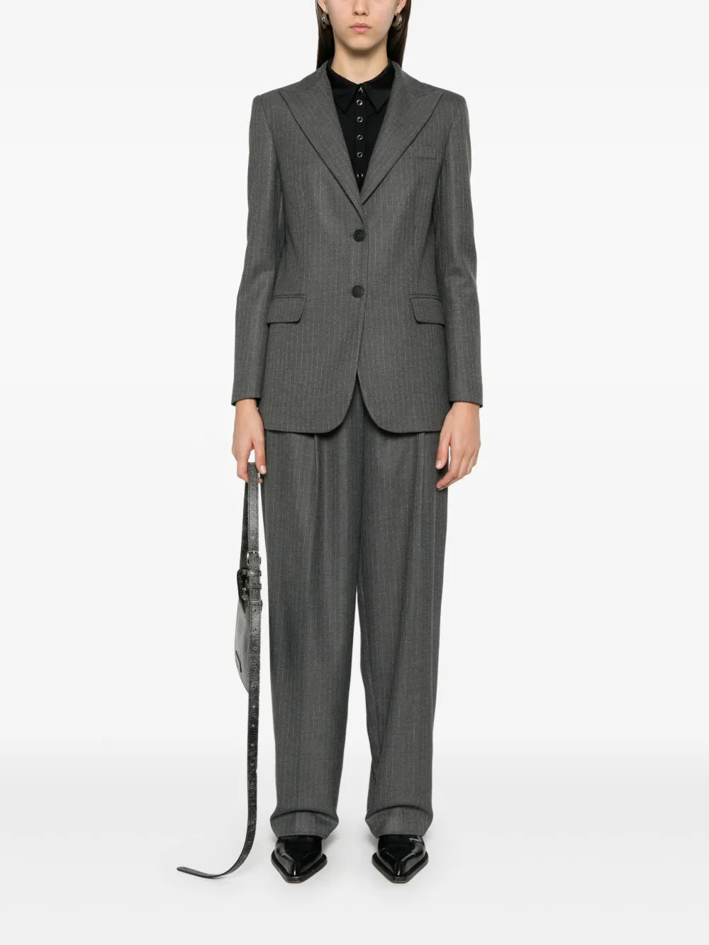 Pinstriped Blazer