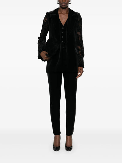 Velvet V-Neck Waistcoat