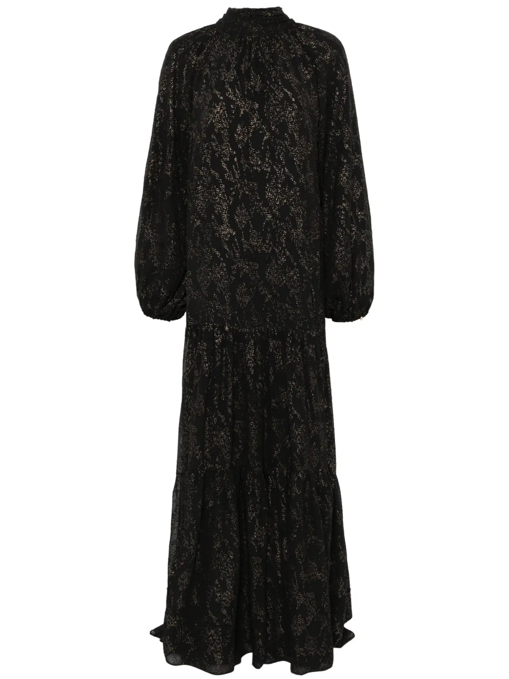 Glitter-Detail Maxi Dress
