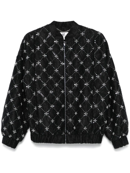 Embroidered Jacquard Jacket