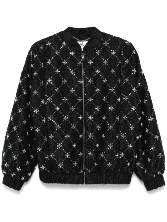 Embroidered Jacquard Jacket