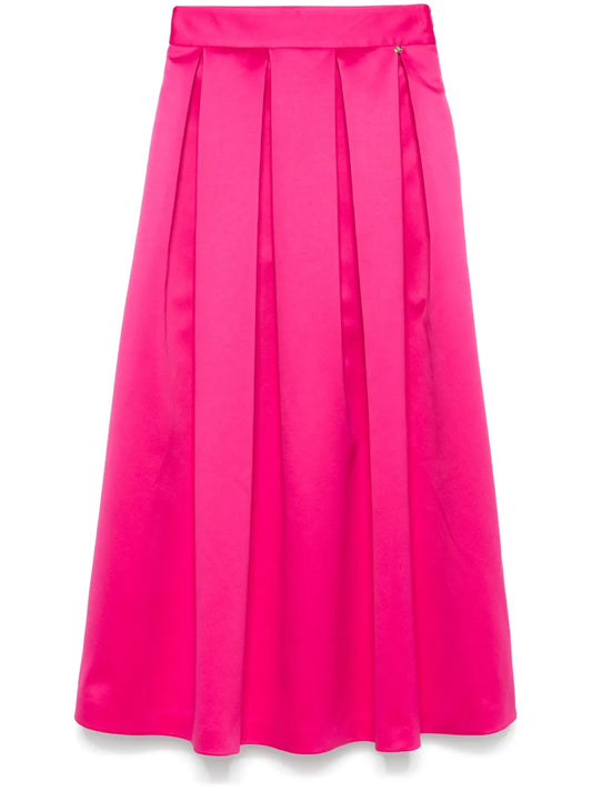 Pleated Midi Skirt
