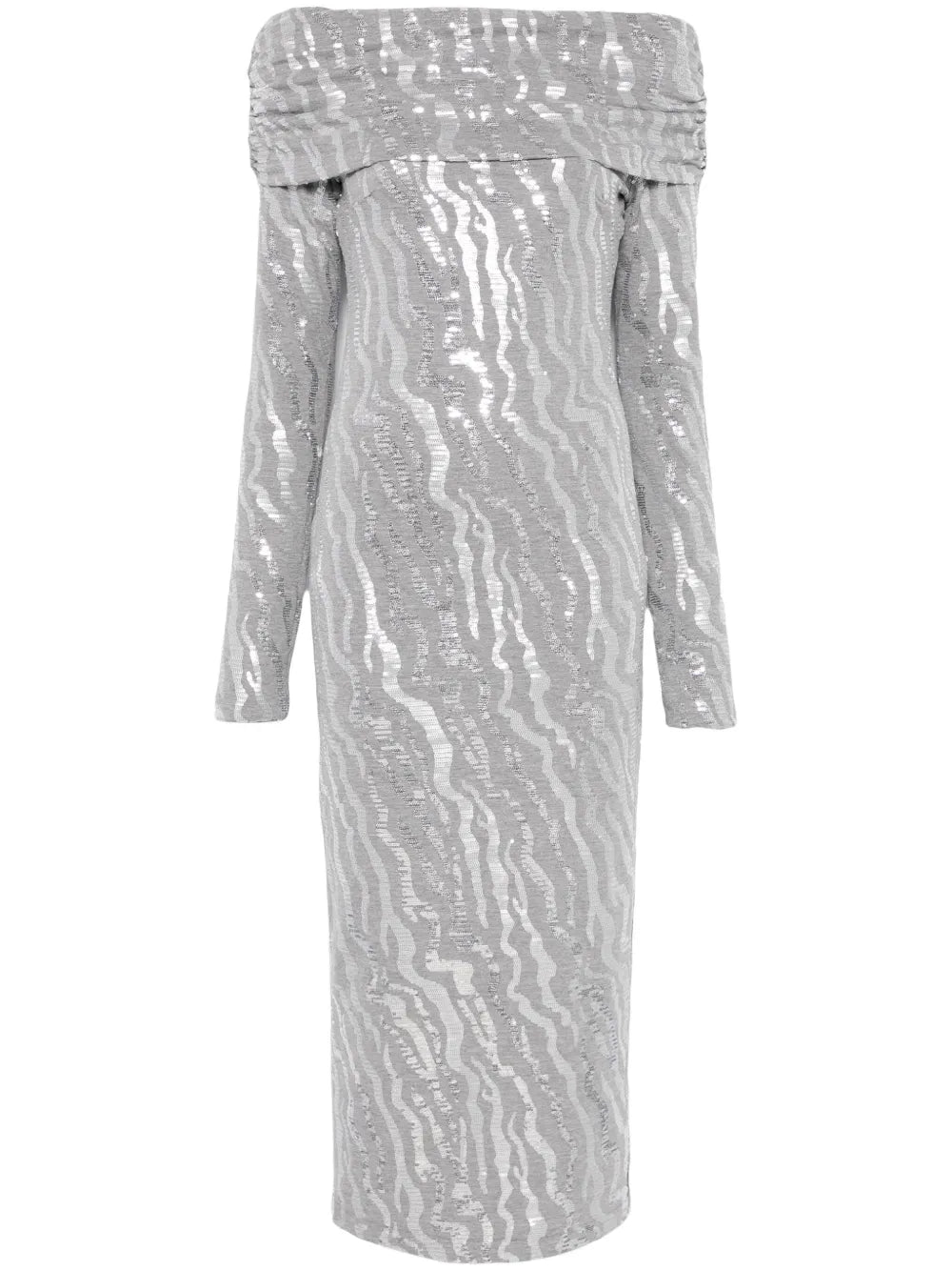 Sequinned Midi Dress