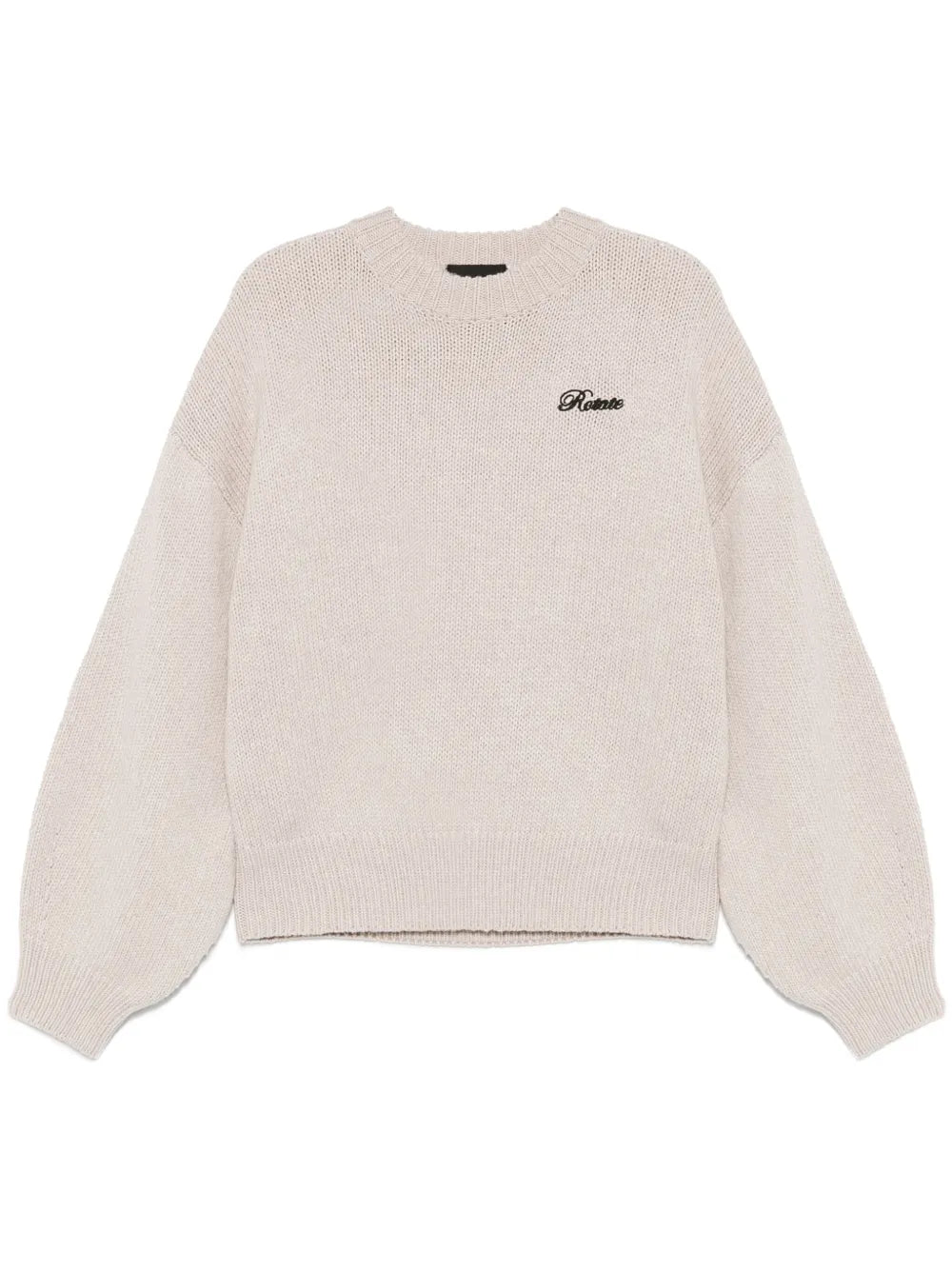 Ribbed-Knit Crew-Neck Sweater