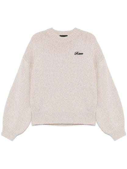 Ribbed-Knit Crew-Neck Sweater