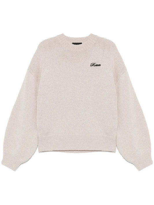 Ribbed-Knit Crew-Neck Sweater
