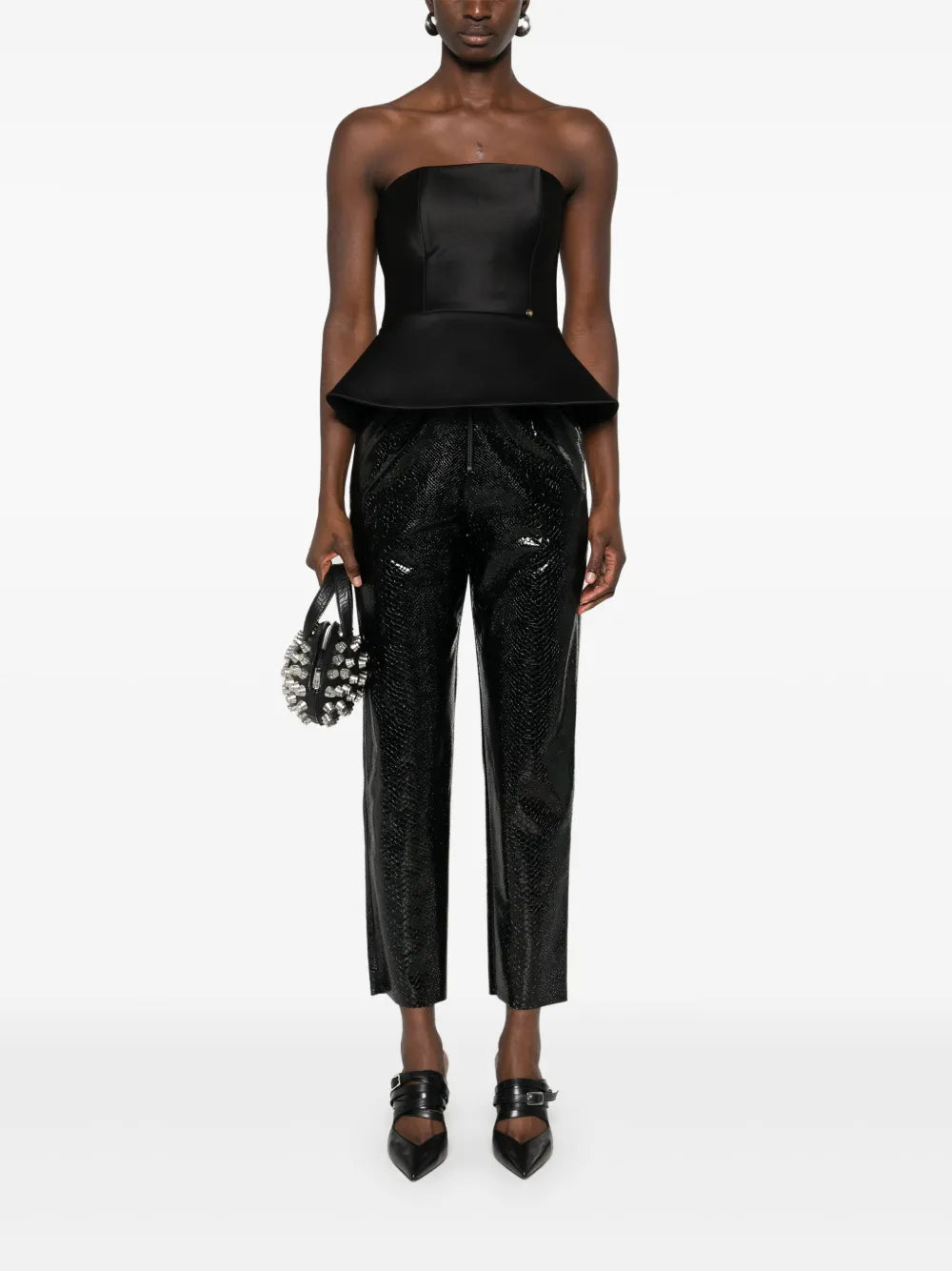 Taffeta Corset Top