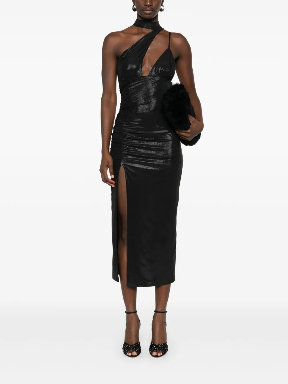 Cut-Out Detail Midi Dress