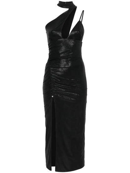 Cut-Out Detail Midi Dress